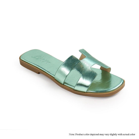 Metallic Arch Sandals - PREORDER