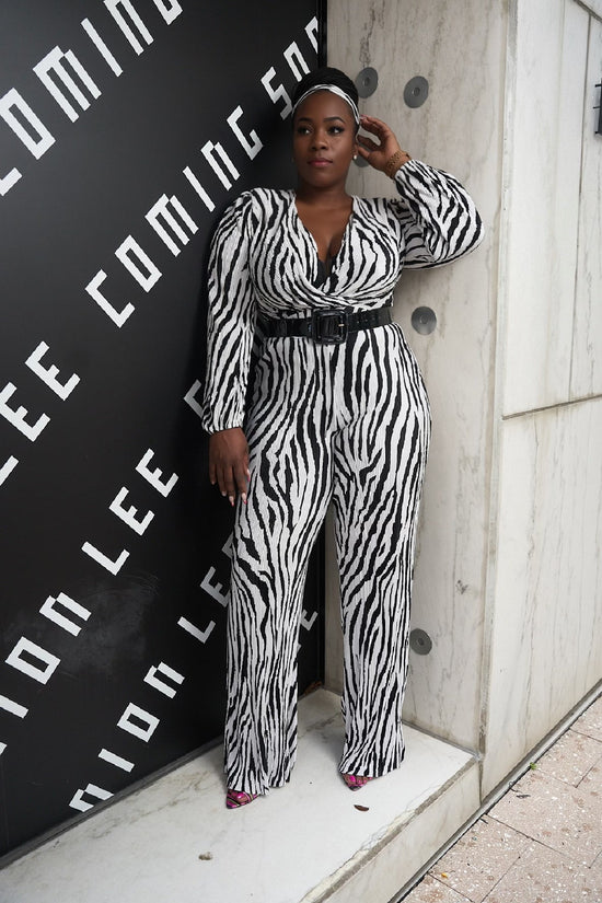 Zebra Jumpsuit