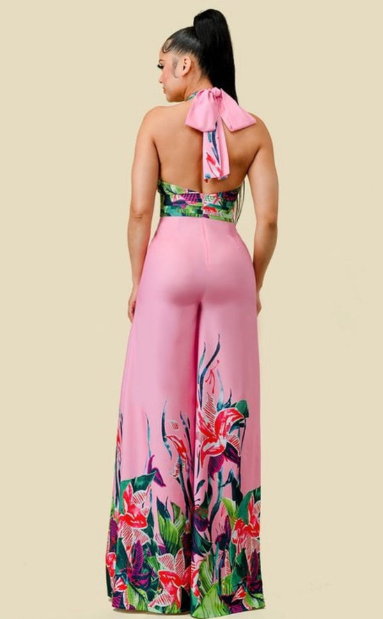 Pink / Tropics Jumpsuit