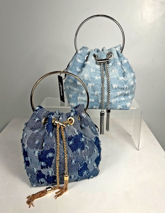 Denim Patchwork Handbag - PREORDER