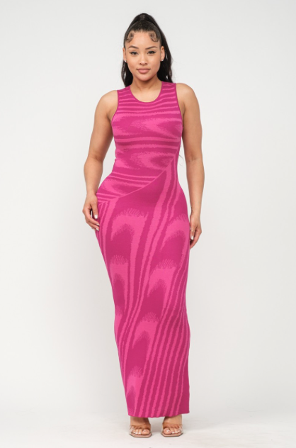 PREORDER!! Magenta / Fuschia Maxi Dress