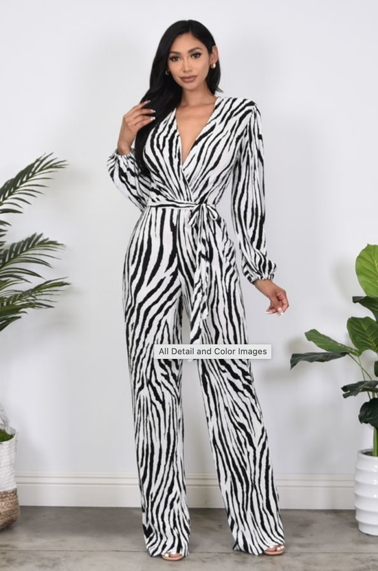 Zebra Jumpsuit