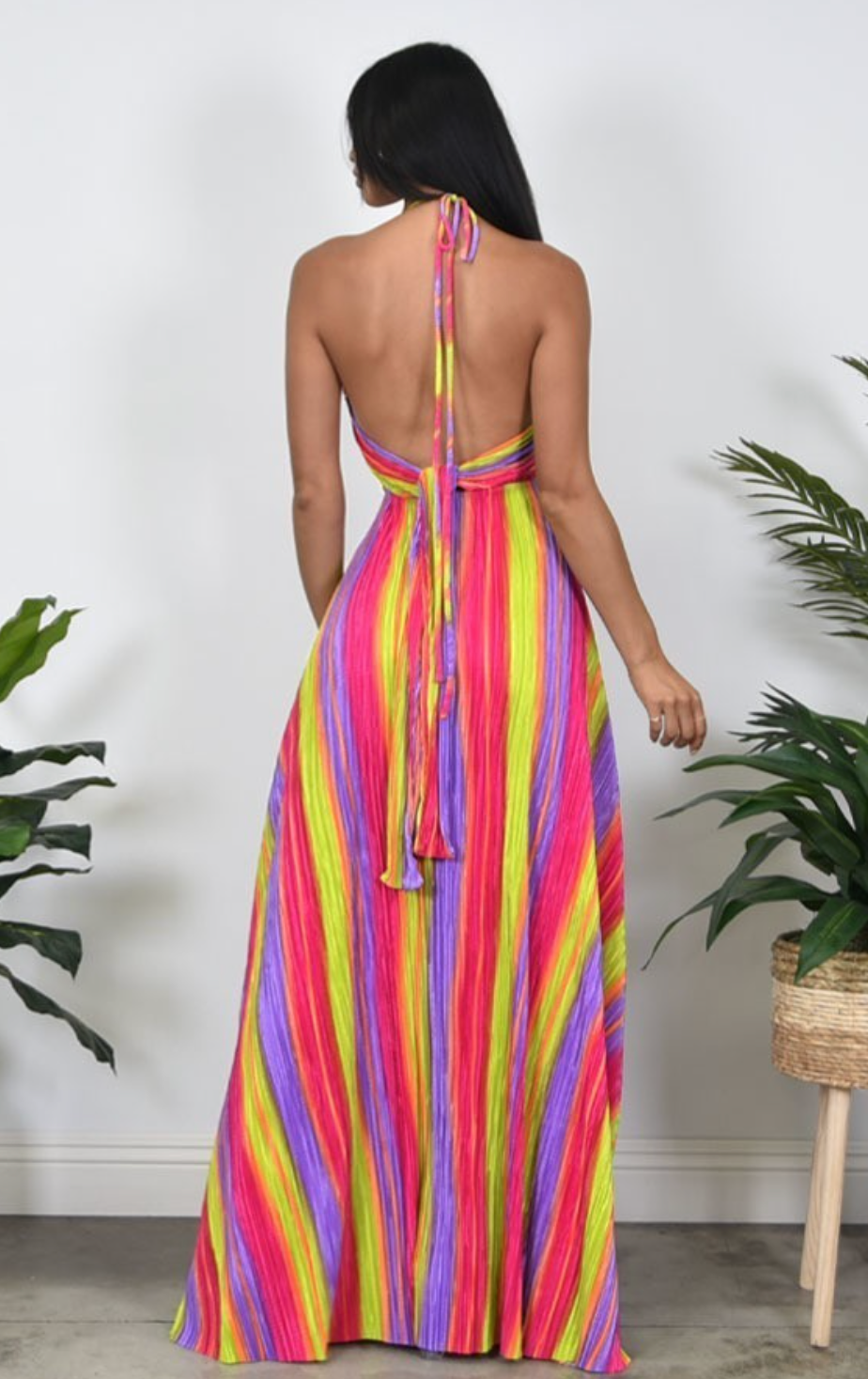 Fuschia Long Dress