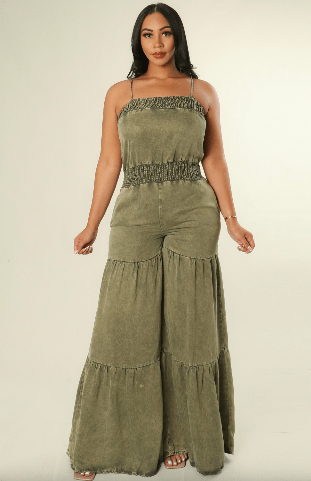 Acid Washed Jumpsuit