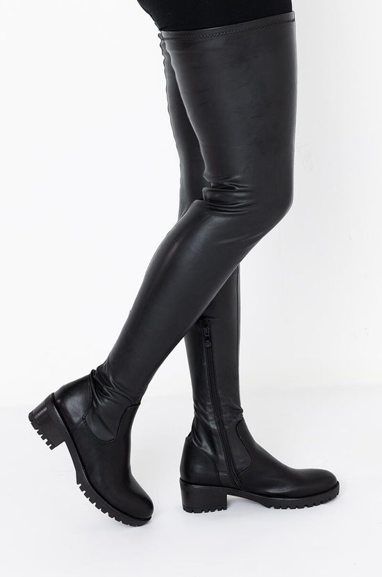 AZALEA WANG SMITTEN OVER YOU OVER THE KNEE FLAT BOOT