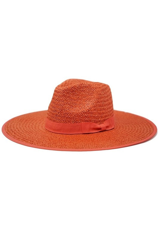 Emma Large 10 CM Brim Panama Straw Hat