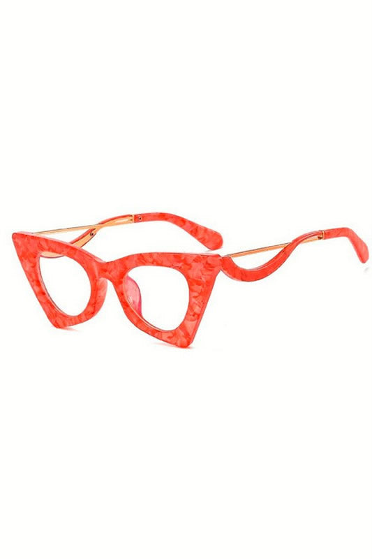 Red High Fashion Glasses