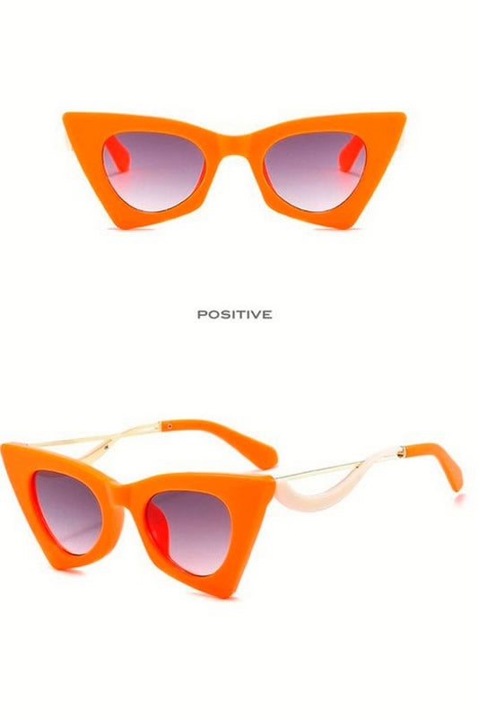 Orange High Fashion Glasses