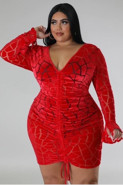 Red Dress - Plus Size