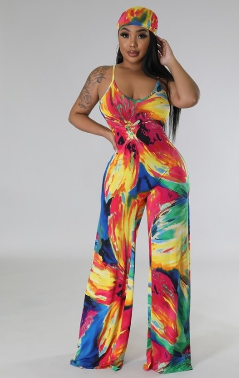 Tie-Dye Jumpsuit