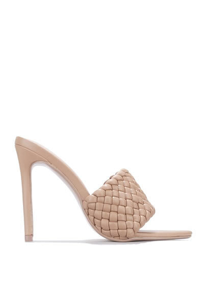 Nude Anson Booked And Busy Heeled Mule