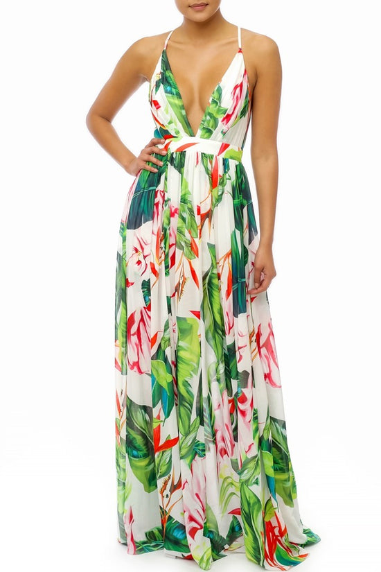 Luxxel - Tropical Maxi Gown